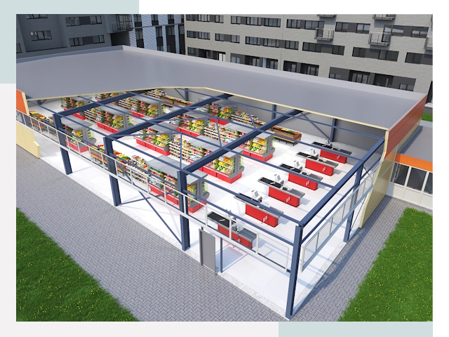 Строительство магазинов в Кинель от 611 руб. за м²