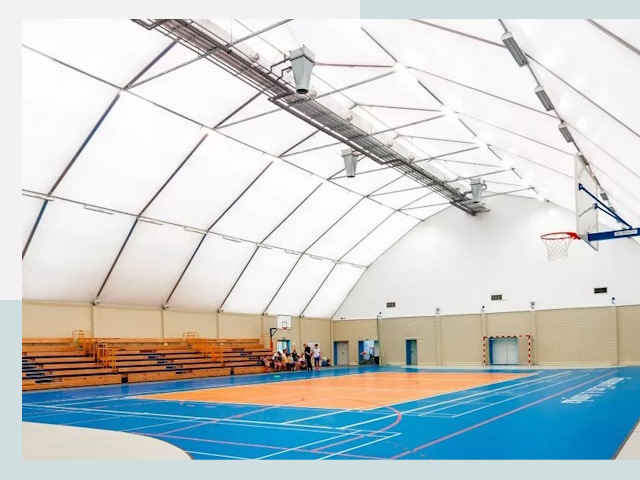 Строительство спортивных залов в Кинели