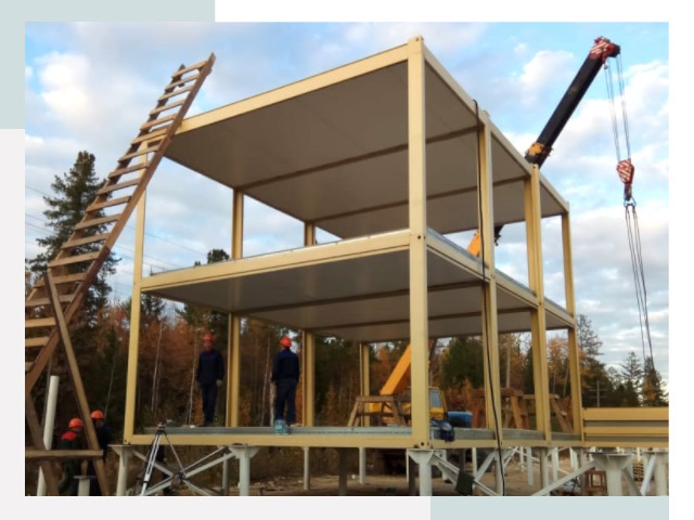 Строительство модульных здания Кинель