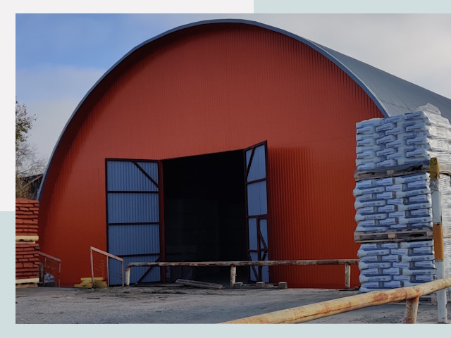 Полукруглые ангары по цене от 611 руб. в Кинель