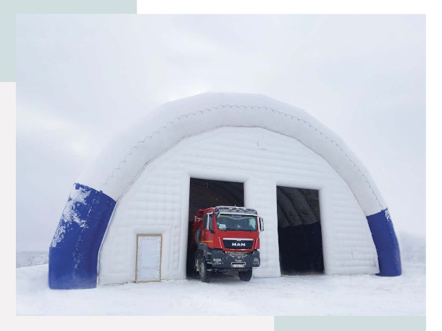 Мобильные ангары в Кинели