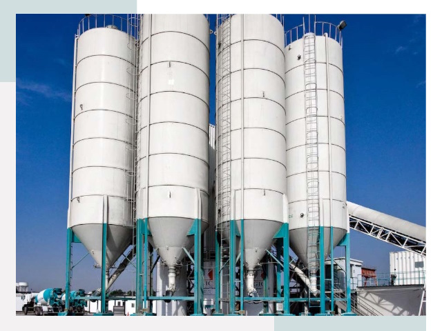 Строительство цементных силосов в Кинели