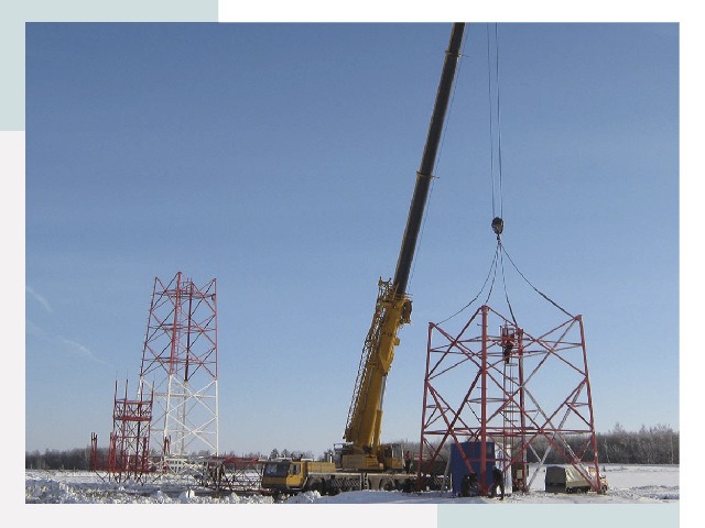 Монтаж вышек связи в Кинели