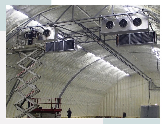 Оснащение ангаров в Кинели