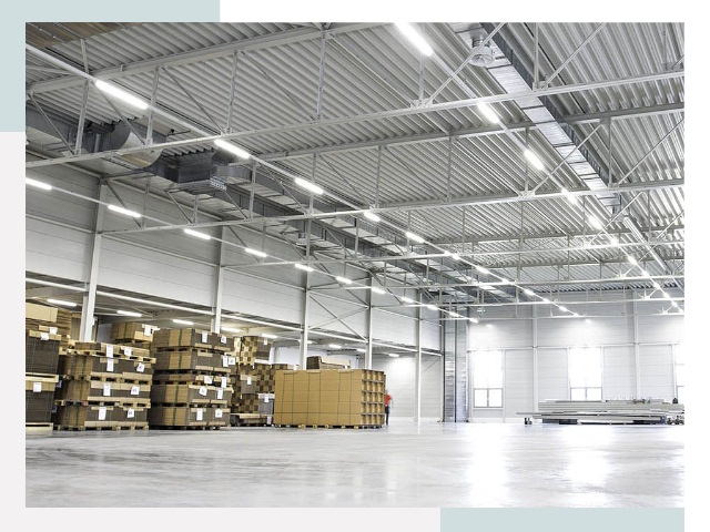 Освещение ангаров в Кинели