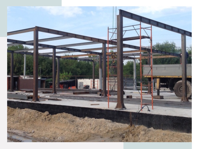 Фундамент для ангаров в Кинели