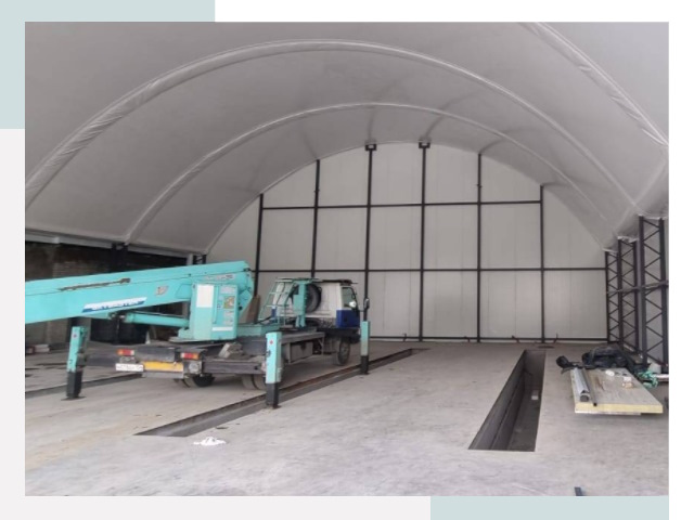 Внутреннее оснащение ангаров в Кинели