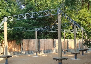 Терраса из металлоконструкций под ключ, проектирование, изготовление и монтаж от СтальСтрой-Кнл